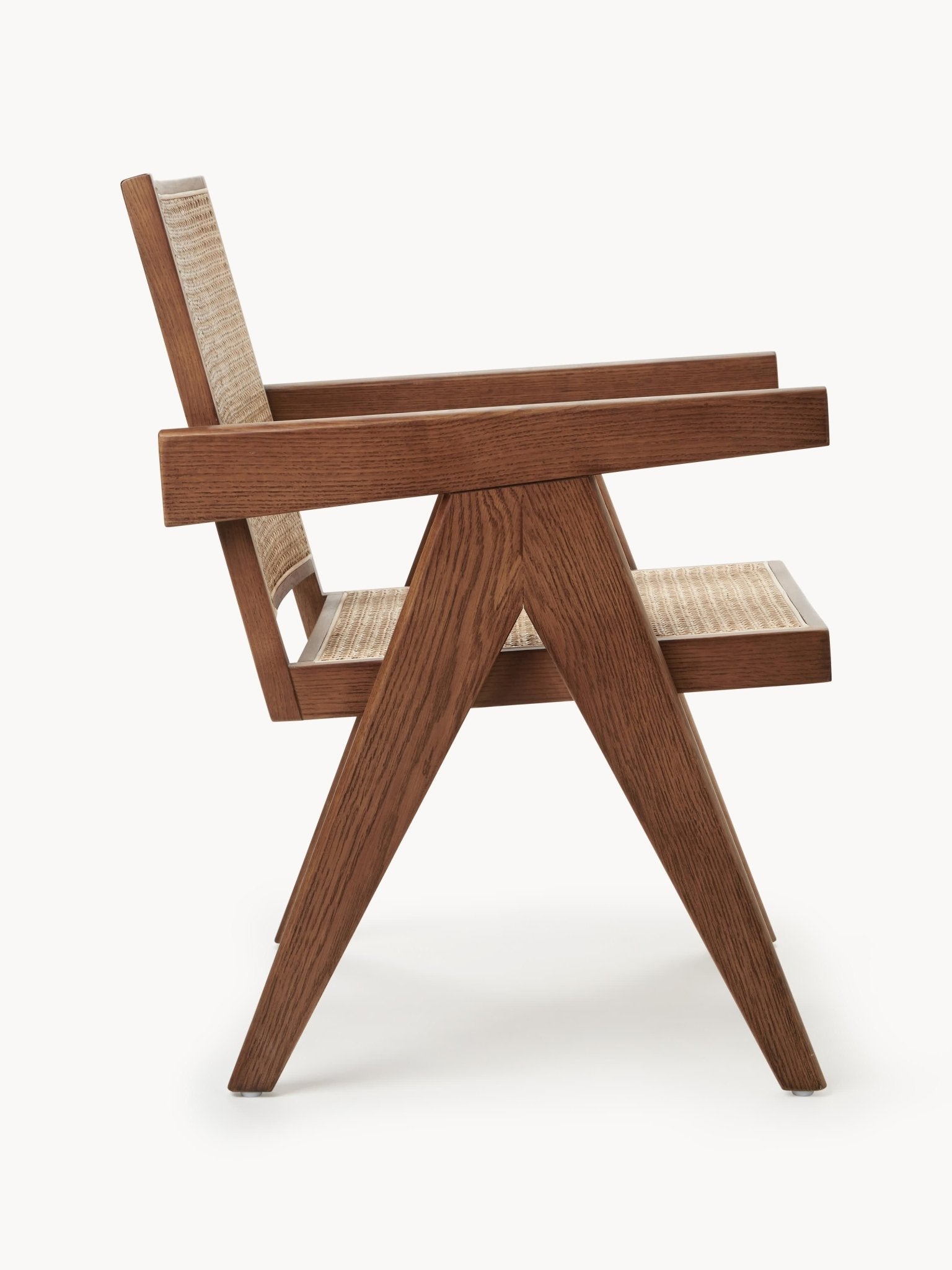Sissi Masif Meşe ve Rattan Lounge Koltuk - Velotti