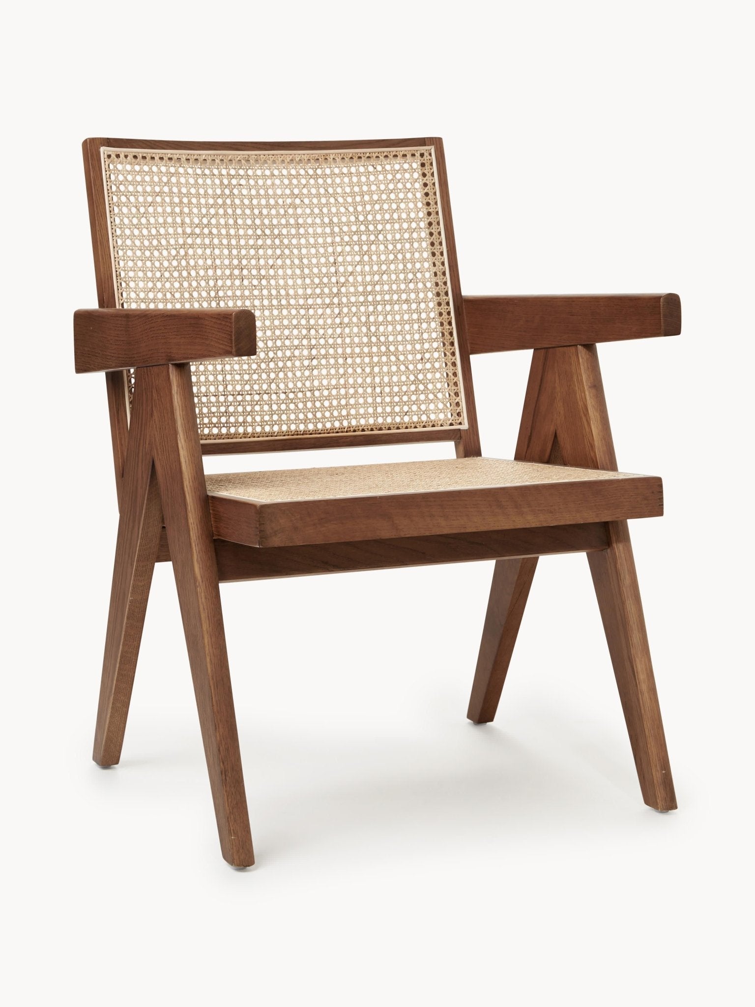Sissi Masif Meşe ve Rattan Lounge Koltuk - Velotti