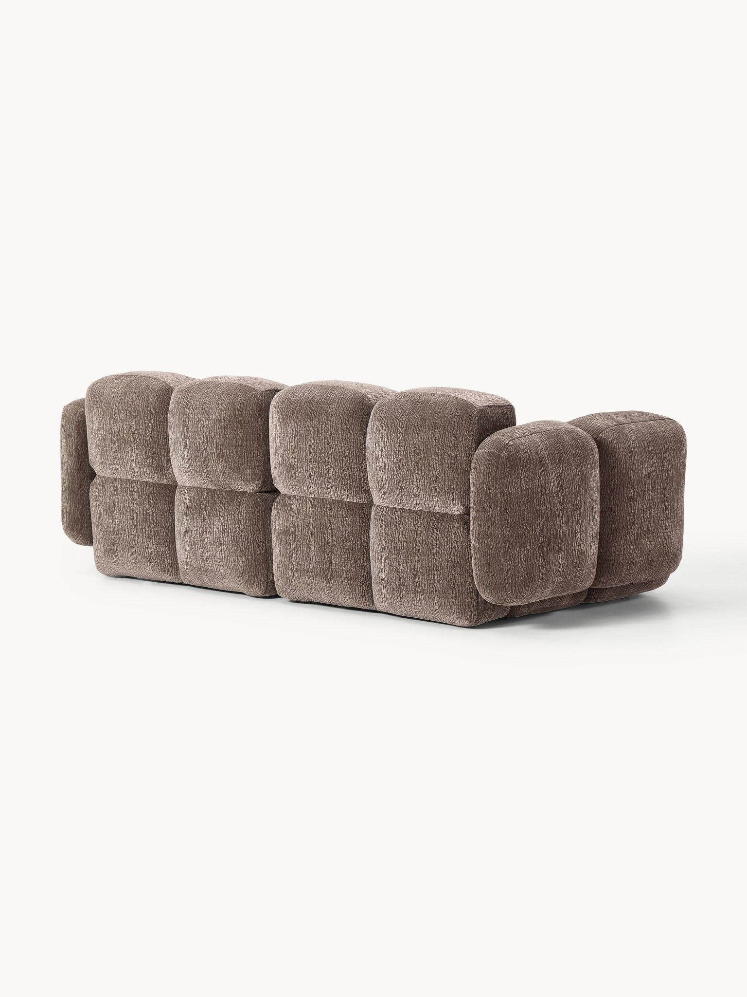 Tayla Modüler 3 Kişilik Kanepe Modern Tasarım Taupe - Velotti