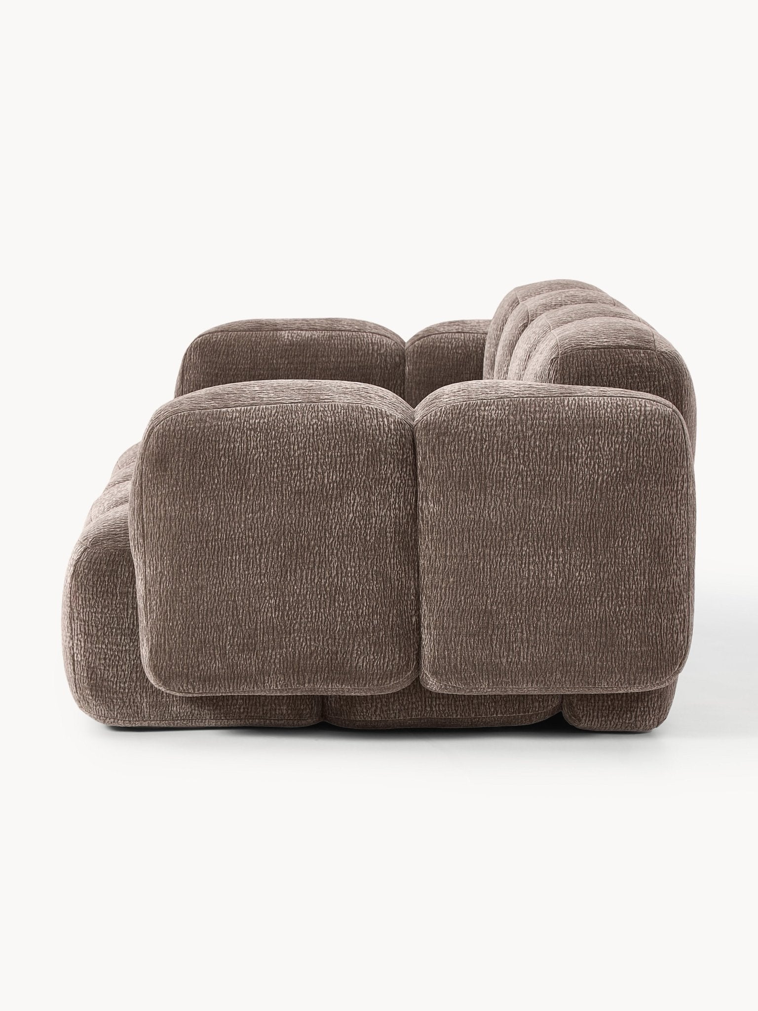 Tayla Modüler 3 Kişilik Kanepe Modern Tasarım Taupe - Velotti