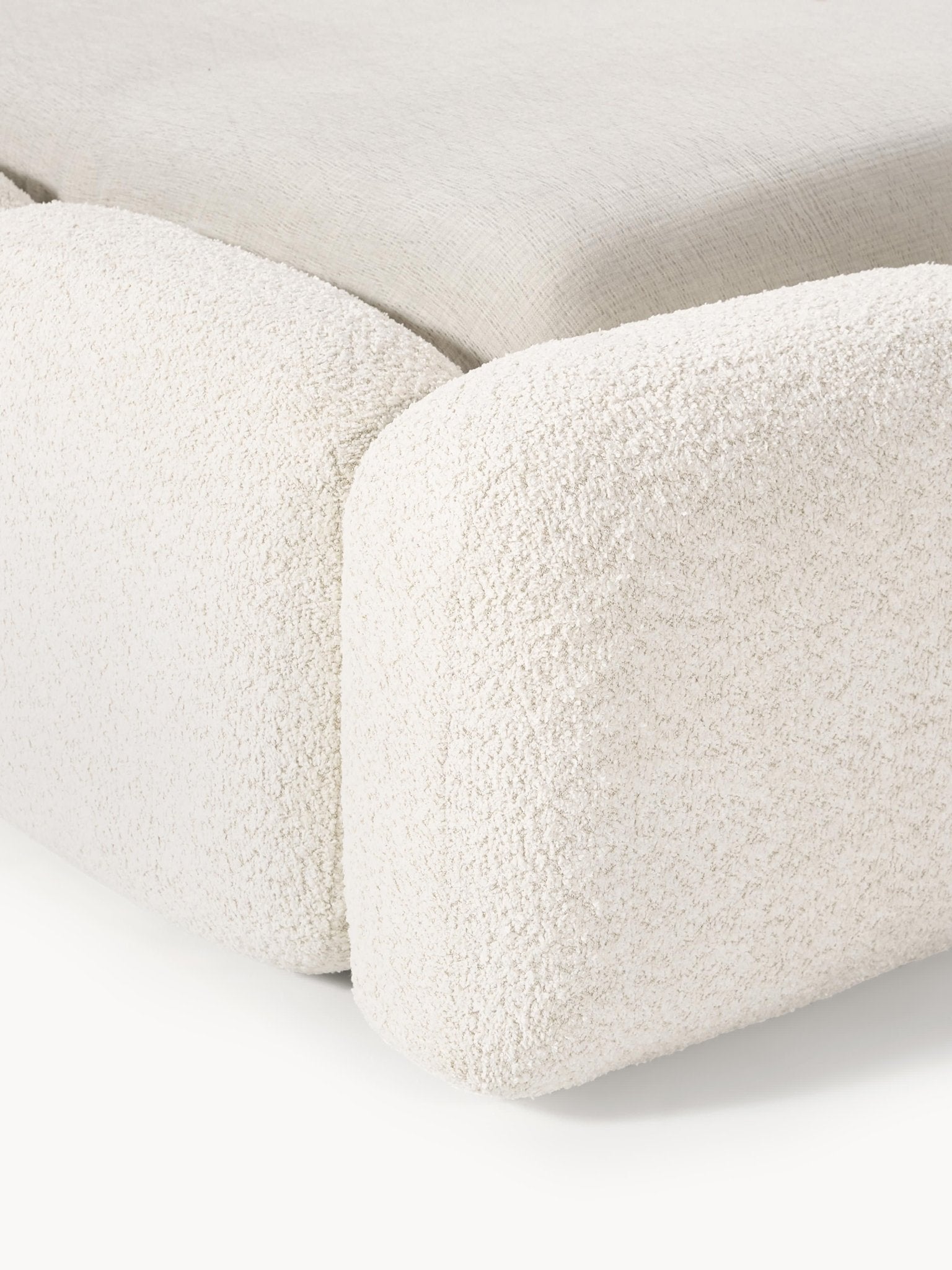 Tayla Teddy Bouclé Lüks Depolamalı Yatak - Velotti
