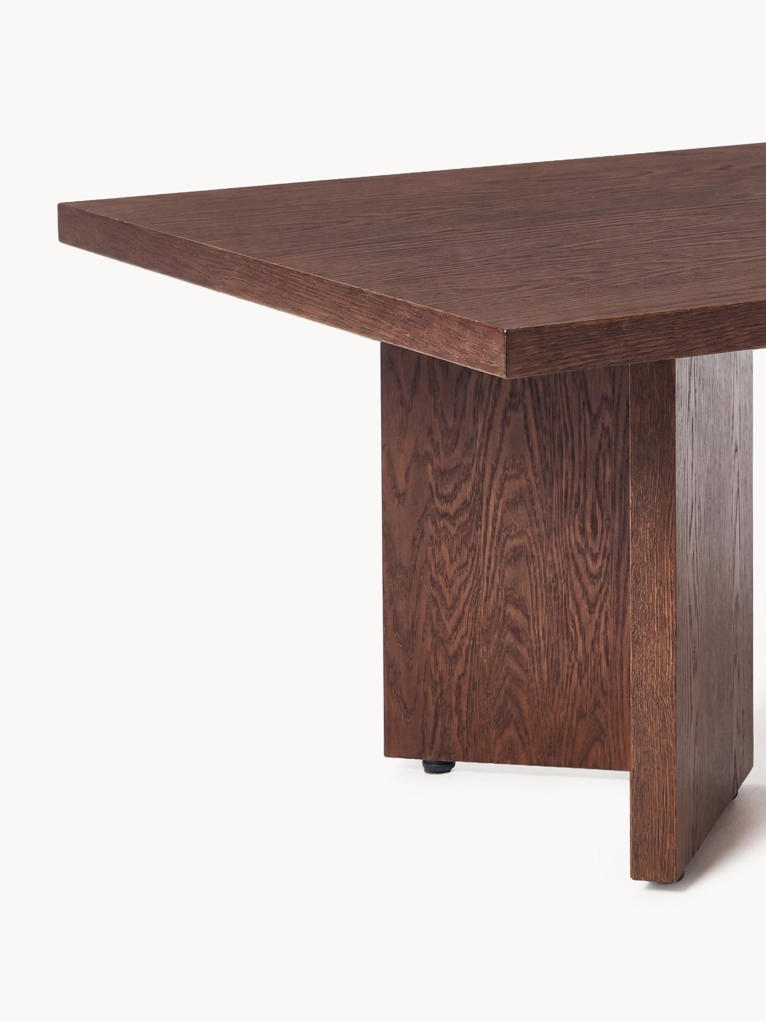 Toni Modern Ahşap Orta Sehpa Doğal Meşe Kaplama 100 cm - Velotti