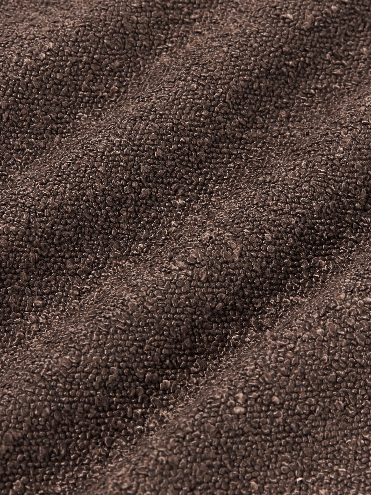 Tribeca Bouclé Kırlent 50 x 70 cm Koyu Kahverengi - Velotti
