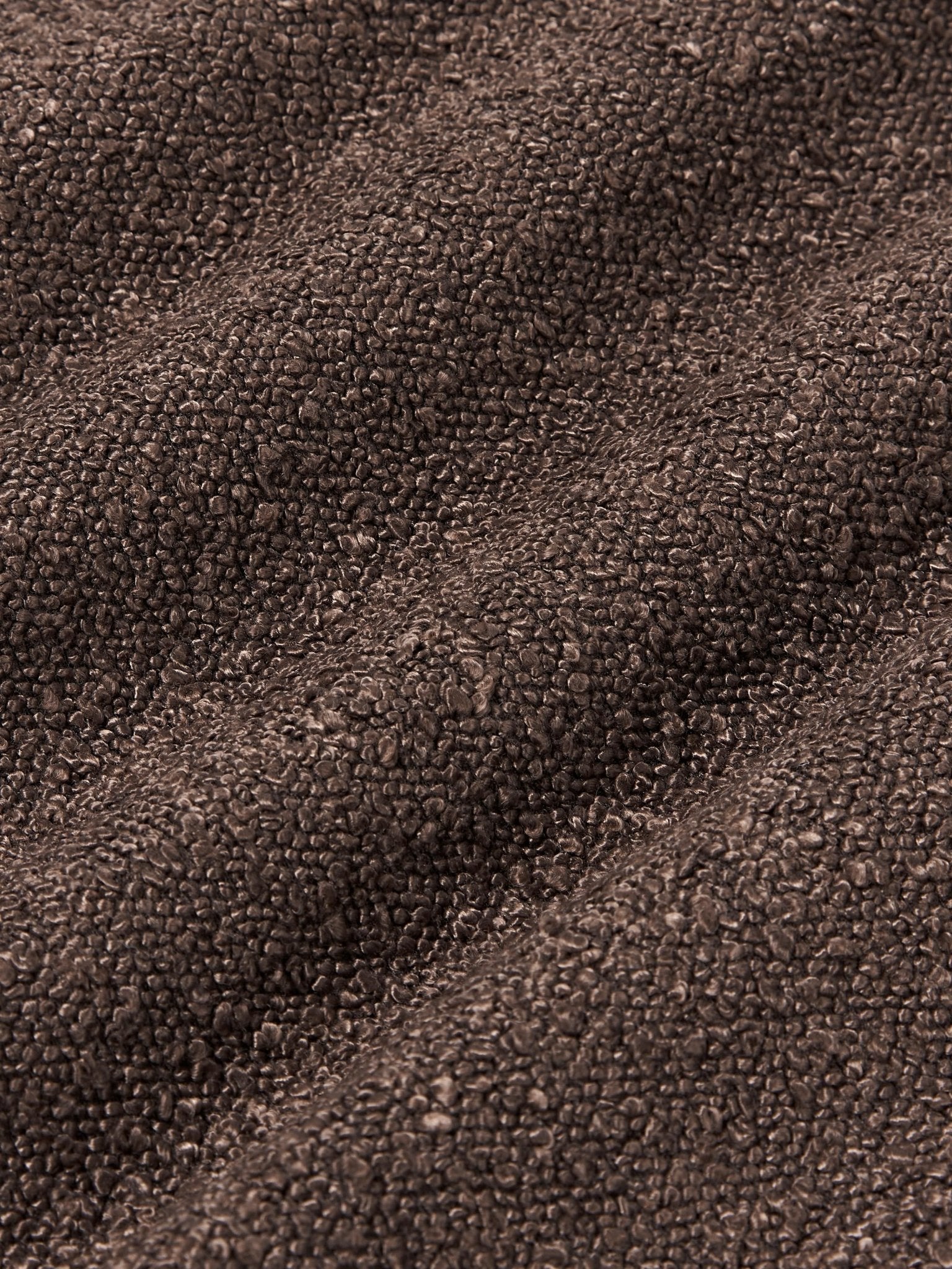 Tribeca Bouclé Kırlent 50x50 cm Koyu Kahverengi - Velotti
