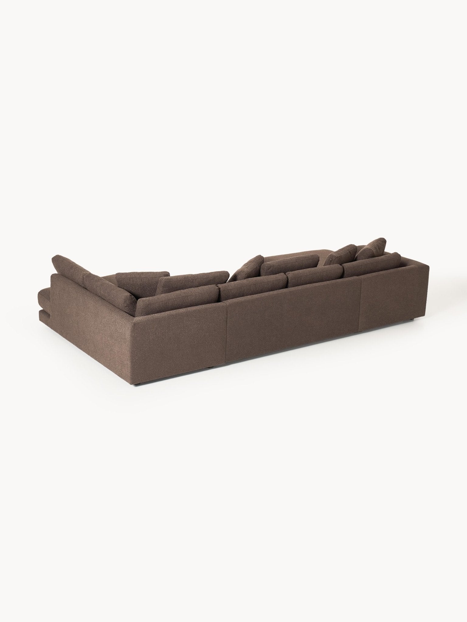 Tribeca Bouclé U-Tipi Koltuk 356cm Modern Lüks Salon Mobilyası - Velotti