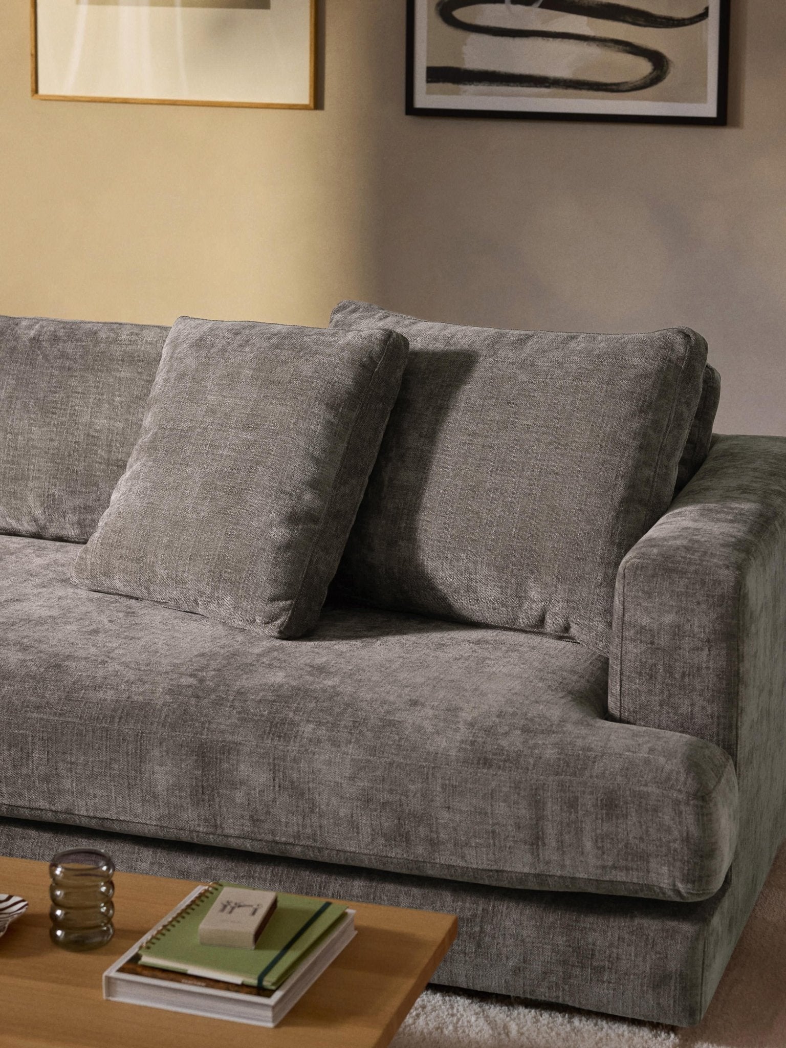 Tribeca Koltuk Minderi 50x50 cm - Lüks Dokulu Dekoratif Kırlent - Velotti