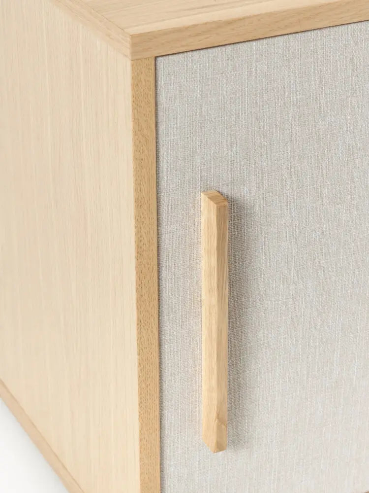 Wisp Kumaş Kaplamalı Ahşap TV Ünitesi 200 cm - Velotti