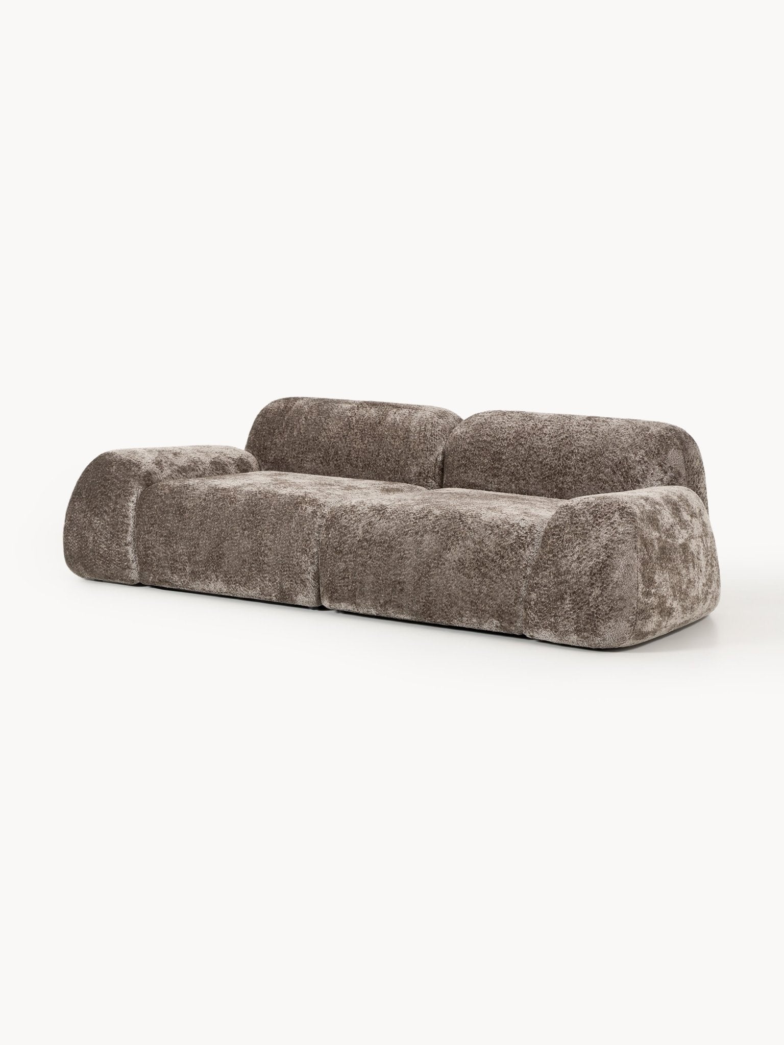 Wolke 3-Kişilik Modüler Teddy Bouclé Koltuk Lüks Modern Tasarım - Velotti