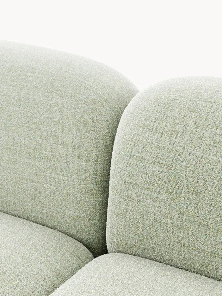 Wolke 4 Kişilik Modüler Bouclé Köşe Koltuk Modern Tasarım - Velotti