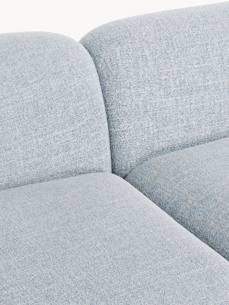 Wolke 4 Kişilik Modüler Bukle Köşe Koltuk Modern Tasarım - Velotti