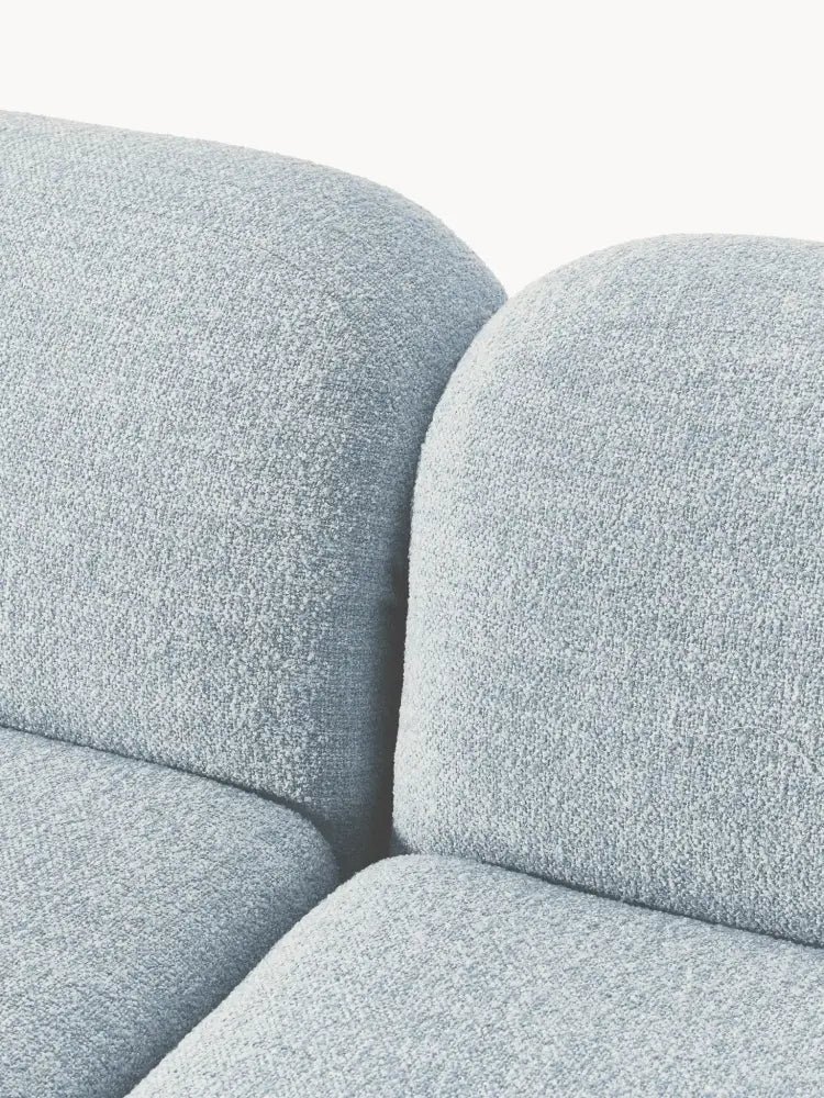 Wolke 4 Kişilik Modüler Köşe Koltuk - Bouclé Döşemeli - Velotti