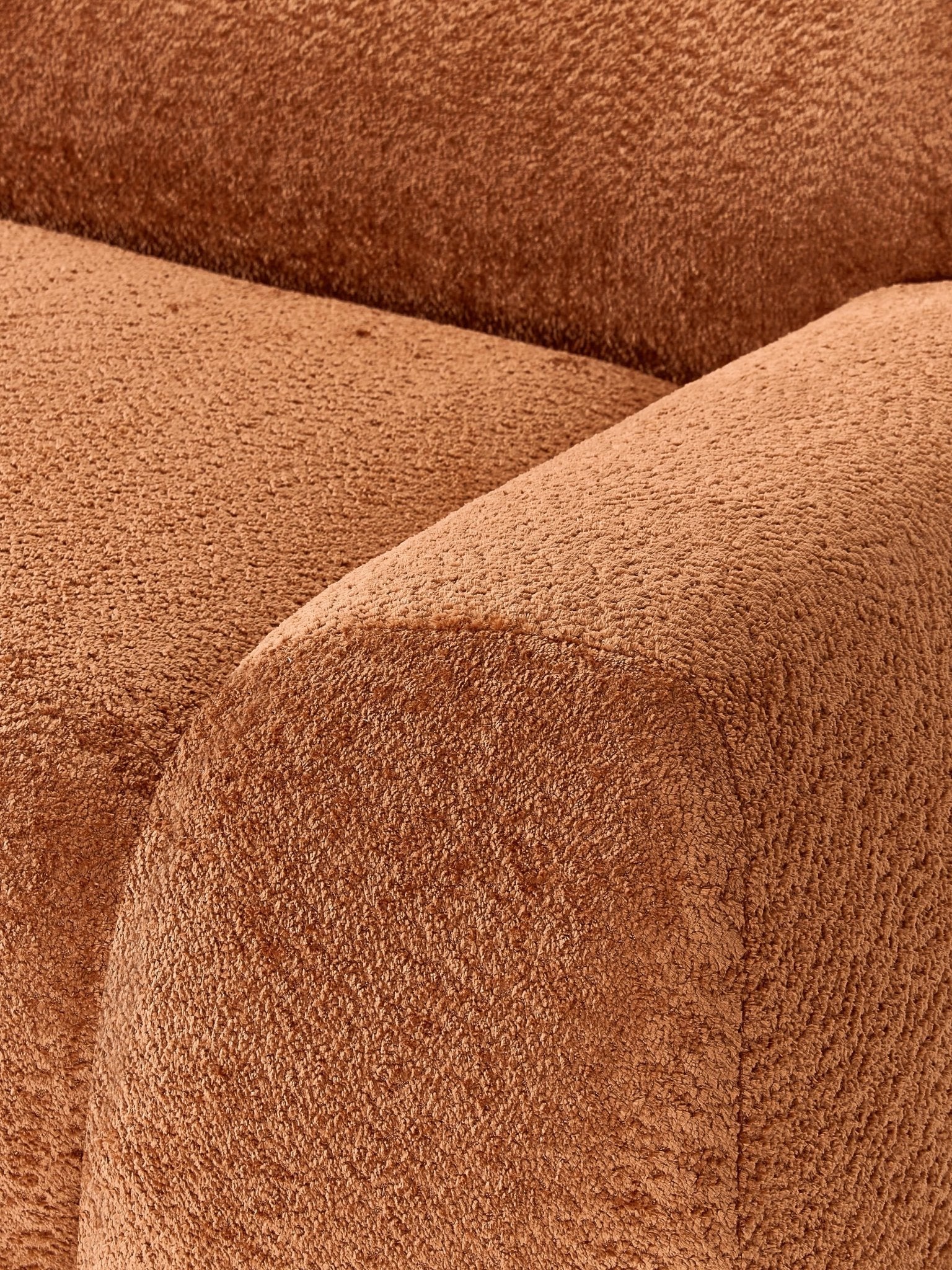 Wolke 4-Kişilik Modüler Köşe Koltuk Teddy Buklet - Velotti