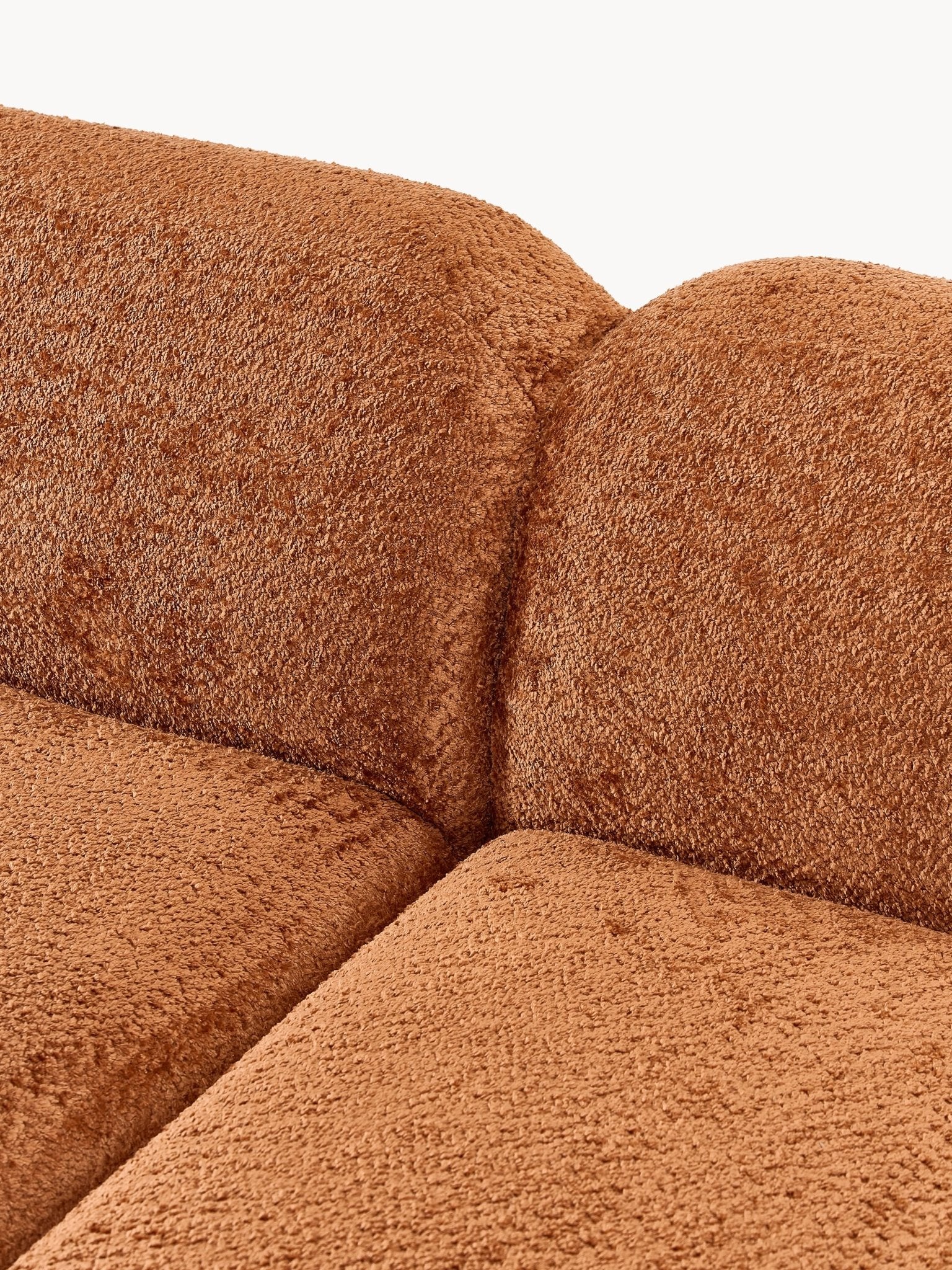 Wolke 4-Kişilik Modüler Köşe Koltuk Teddy Buklet - Velotti