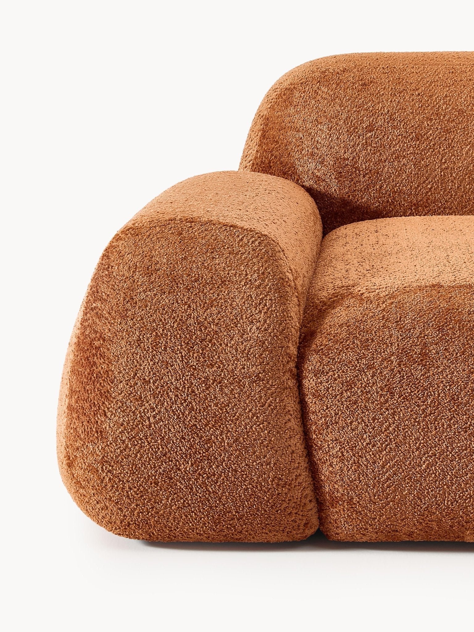 Wolke 4-Kişilik Modüler Köşe Koltuk Teddy Buklet - Velotti