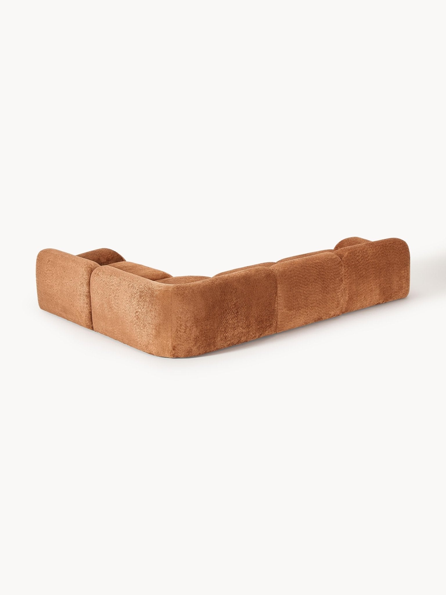 Wolke 4-Kişilik Modüler Köşe Koltuk Teddy Buklet - Velotti