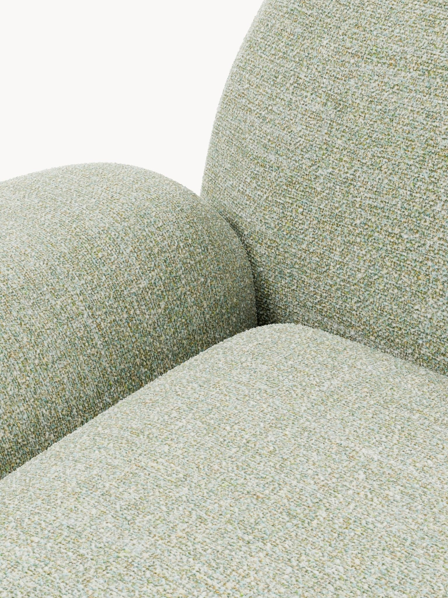 Wolke Bouclé Lounge Koltuk Modern Heykelsi Tasarım ve Konfor - Velotti