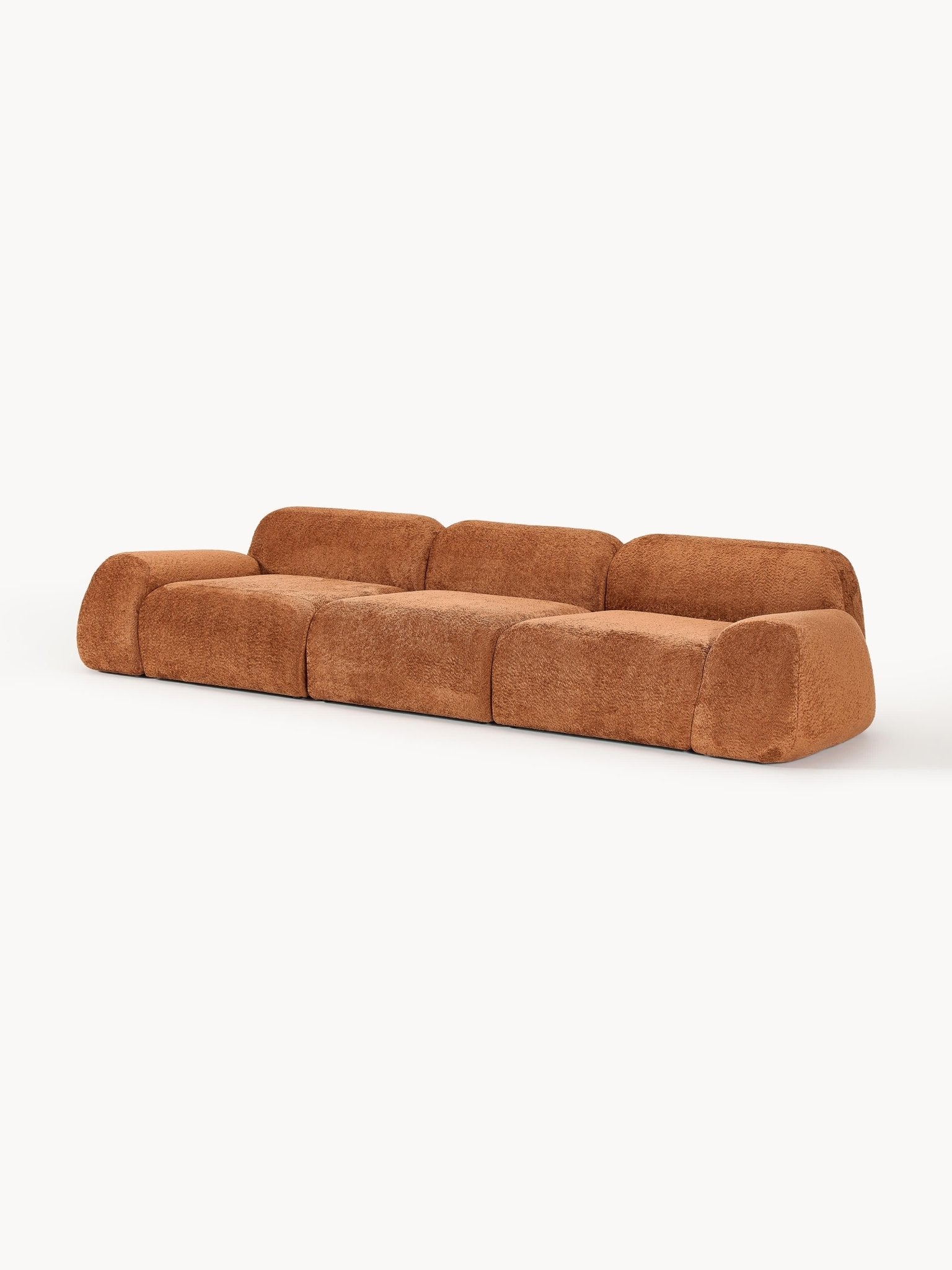 Wolke Modüler 4 Kişilik Teddy Bukle Koltuk - Velotti