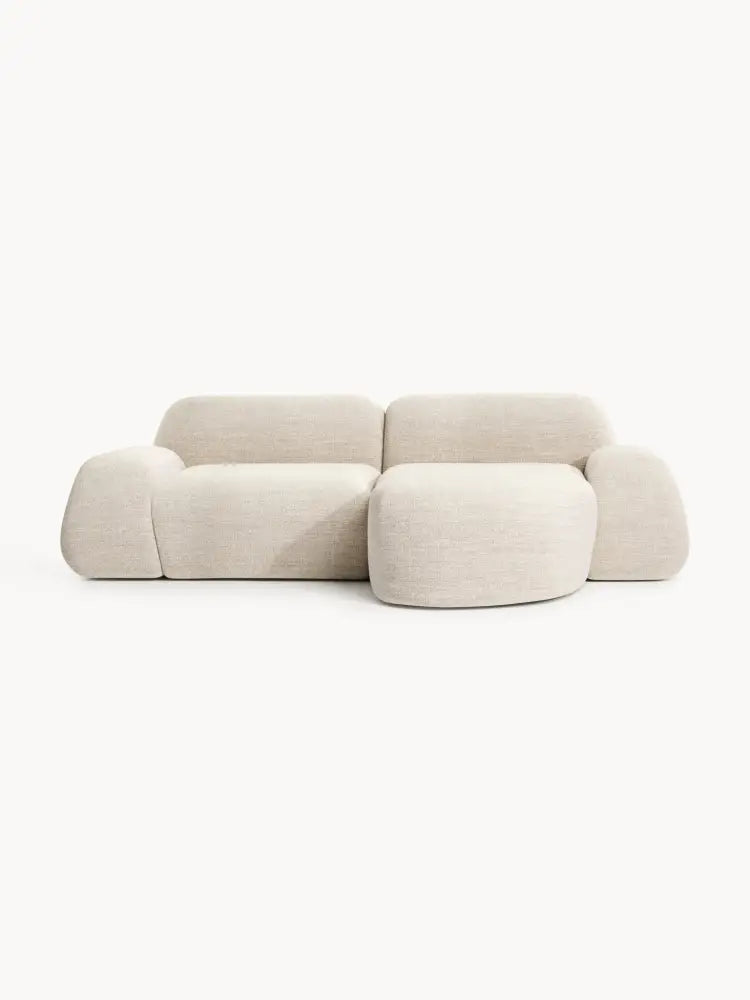 Wolke Modüler Bouclé Köşe Koltuk 3 Kişilik Modern Tasarım - Velotti