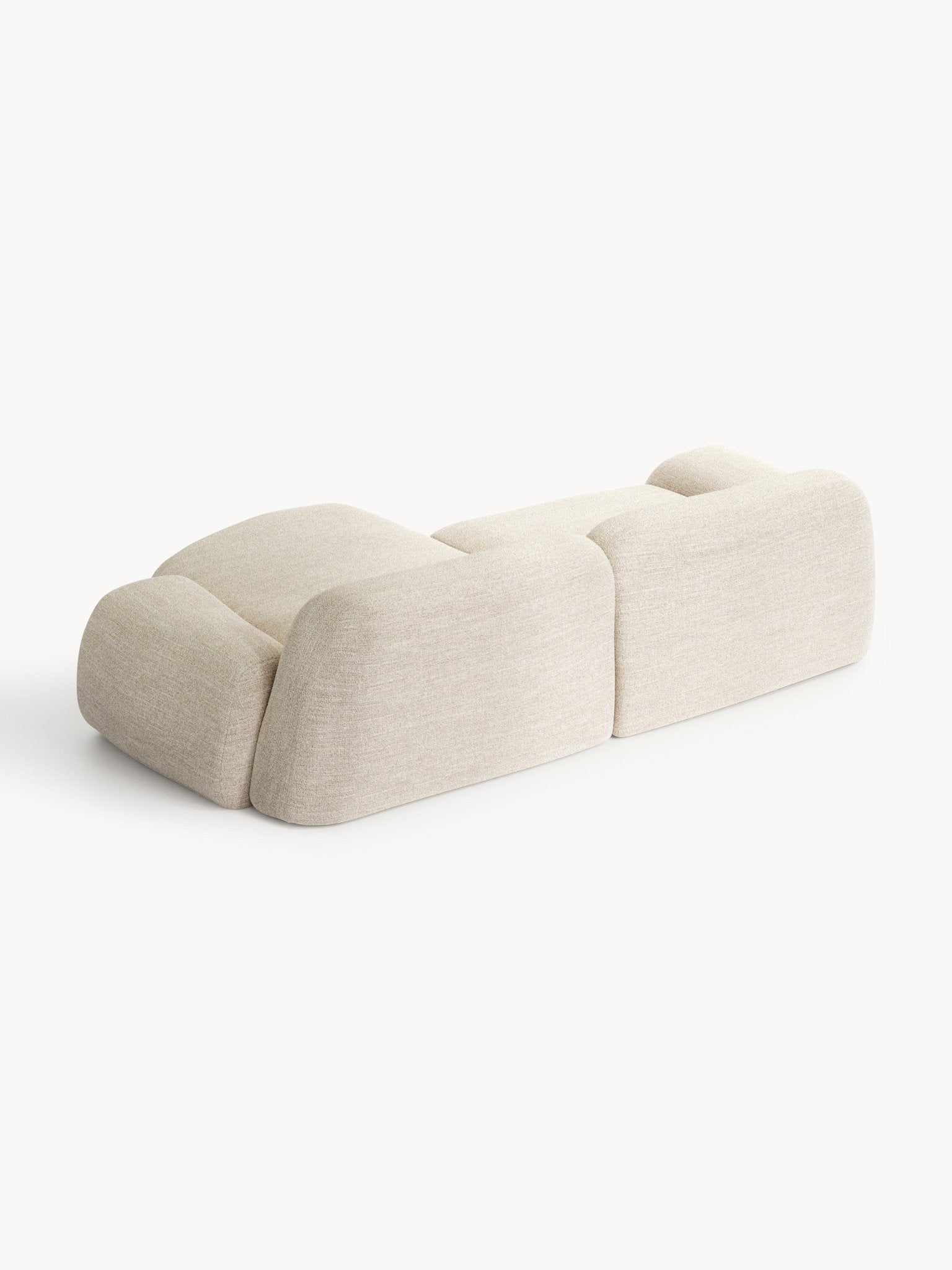 Wolke Modüler Bouclé Köşe Koltuk 3 Kişilik Modern Tasarım - Velotti