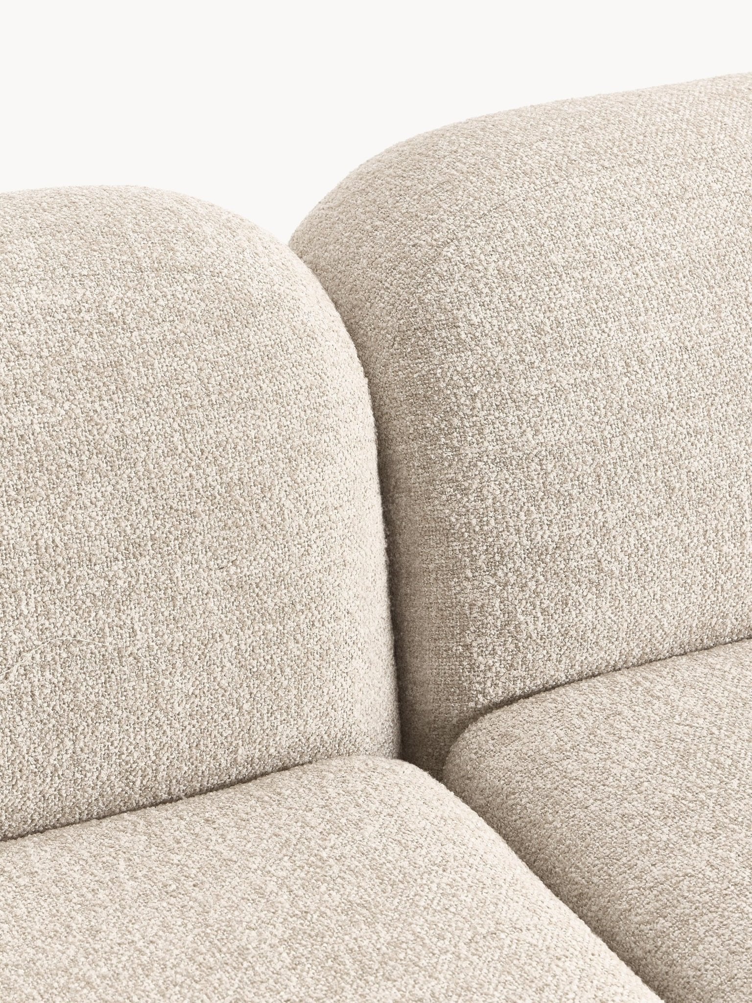 Wolke Modüler Bouclé Köşe Koltuk 3 Kişilik Modern Tasarım - Velotti